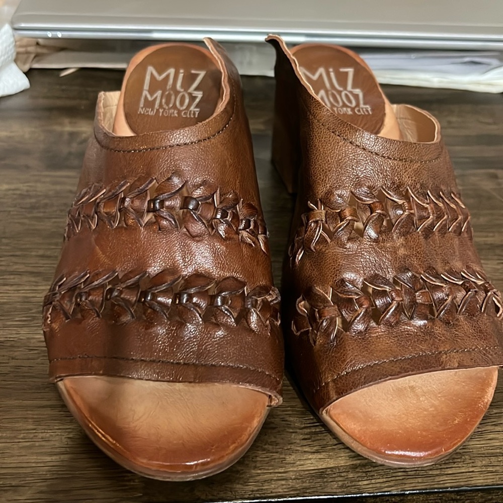 Miz Mooz leather slides